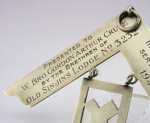 Solid sterling silver masonic - silver,