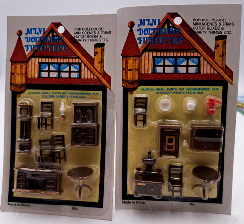 Mini dollhouse furniture - dollhouse,