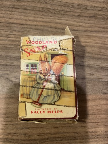 Vintage woodland snap card - woodland,