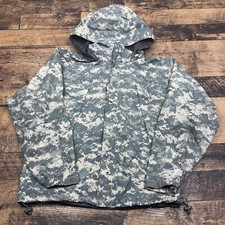 Propper Military Jacket Extreme Cold Weather Wet Camo Coat Hooded S-R