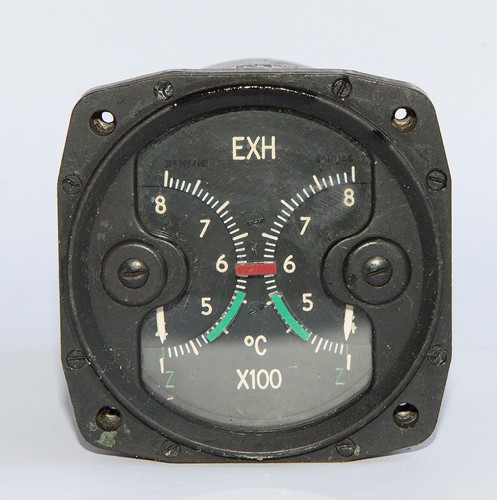Dual exhaust temperature - exhaust, gauge