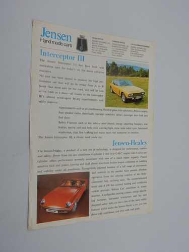 Jensen interceptor iii - jensen,