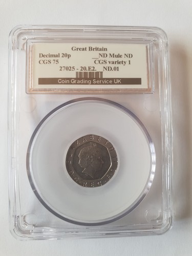 20p undated mule coin - , genuine