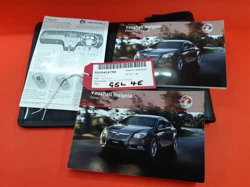 Vauxhall insignia handbook - ,