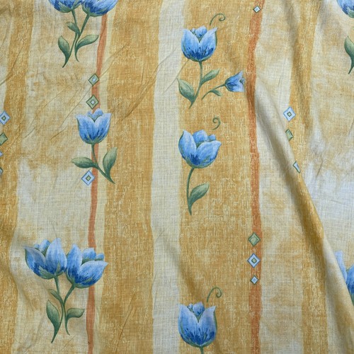 Blue tulip floral - blue,