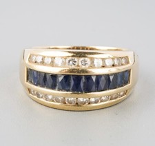 Vintage 14K Gold Sapphire