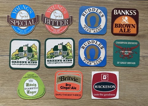 Vintage beer mats bundle - vintage,