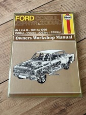 Vintage Ford Consul Zephyr & Zodiac Haynes Owners Workshop Manual 1951-1966