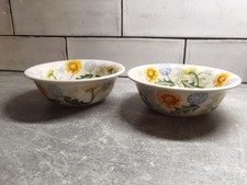 2 x Emma Bridgewater Dandelion Wildflowers Cereal Bowls 1st & 2nd  Excellent