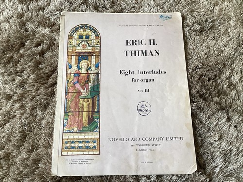 Vintage 1952 organ music eight - organ,