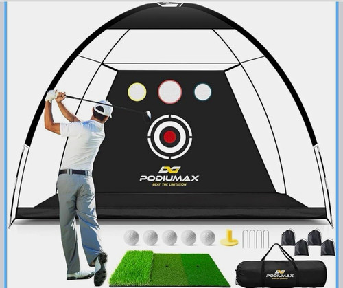 Podiumax golf practice net set - golf,