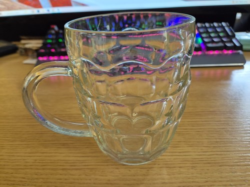 Heavy beer mug dimple pint - heavy,