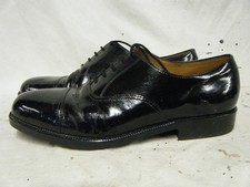 Mens Black Leather Parade