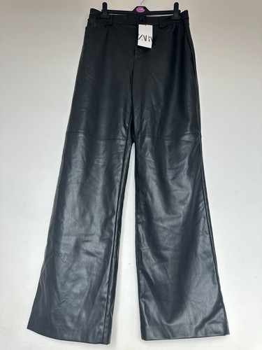 Zara black faux leather - faux,