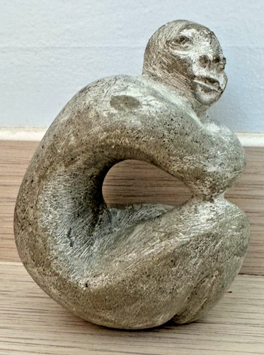 Vintage inuit hand - vintage, carved