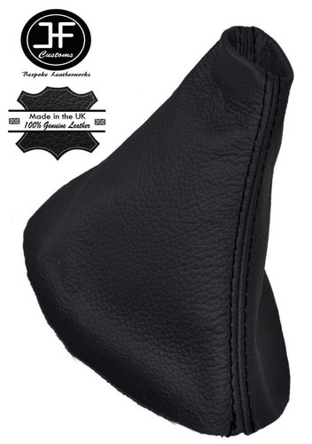 Black stitching leather - black,
