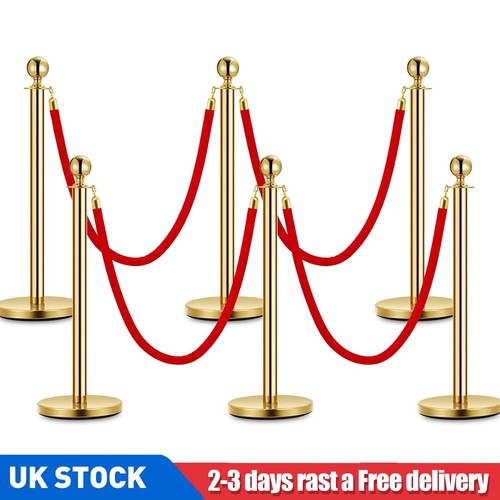 Stanchion post queue red - post,