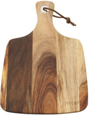 5 PCS Cheese Board Set Solid Wooden Paddle Serving Platter Display Tray