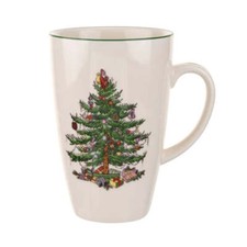 Spode christmas tree latte mug - latte,