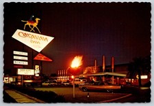 Vintage Caravan Inn Postcard