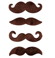 Brown Fake Moustaches False