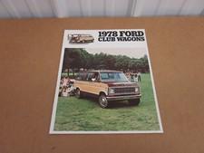 1978 Ford Club Wagon Van sales