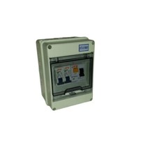 garage consumer unit 2 way IP65  30ma RCD + 2 off mcb's prewired NEW!!!  