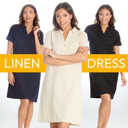 Ladies linen viscose blend - linen,