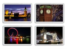 Sights of London Fridge Magnet