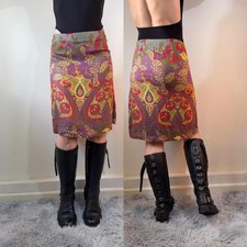 Boho S.Oliver silk mini skirt