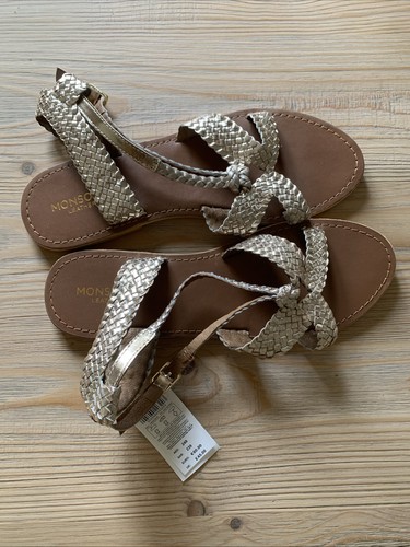 Monsoon gold sandals size - monsoon,