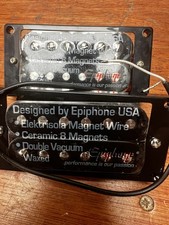 Epiphone Ceramic 8 Pickup Pair. Very Well Respected Discontinued Pups.