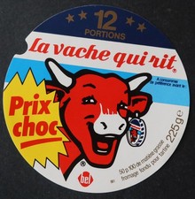 Laughing Cow cheese label