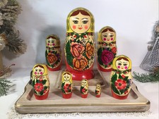 Vintage Large Russian Nesting