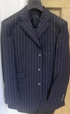 Men’s T.M.Lewin New Navy Chalk stripe Suit