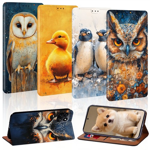 Watercolour bird art leather - art,