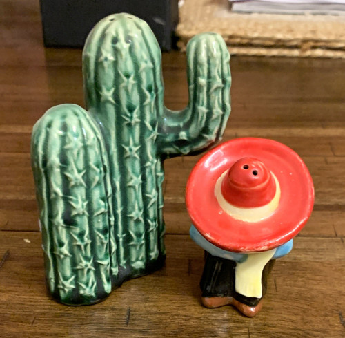 Vintage ceramic cactus - vintage,