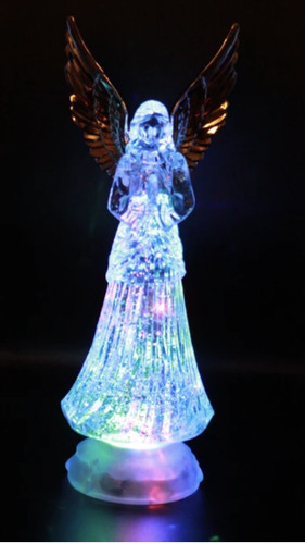 Led light praying angel - light-up,