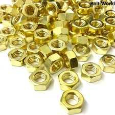 SOLID BRASS FULL NUTS , HALF, DOME NUTS, FLAT FORM A & B WASHERS, CUP WASHERS