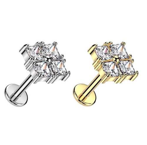Threadless push cartilage - push-in,