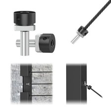 20 Pack 1/8" Black Cable