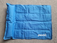 Pecute Small Dog Cat Cooling Mat With Pillow Size M 50X60CM Non-Toxic Gel