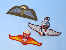 3 x Embroidered Patches British & Thai Military Parachute Regiment Wings #DR21