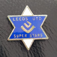 Rare "Leeds Utd Super Stars" Enamel Badge
