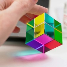 1PC Modern Acrylic Prism Cube