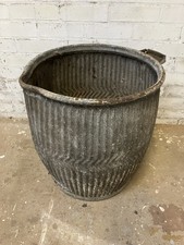 Vintage Galvanised Dolly  Wash