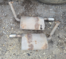 2005 JAGUAR S TYPE 3.0 PETROL V6 EU3 X202 REAR EXHAUST BACK BOX PAIR 4R835232BA