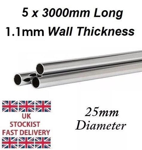 Chrome plated metal tube - 5,