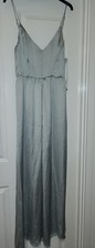 Nwt Zara Mint Satin, Wide Leg