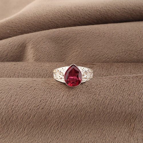Pink rubellite gemstone 925 - pink,